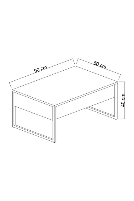 Hanah Home Juego Muebles Sala Travertino y Oro Melamina y Metal